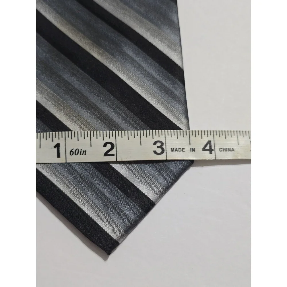 Stafford Essentials Mens Necktie 100% Polyester Striped Tie 3.5x59